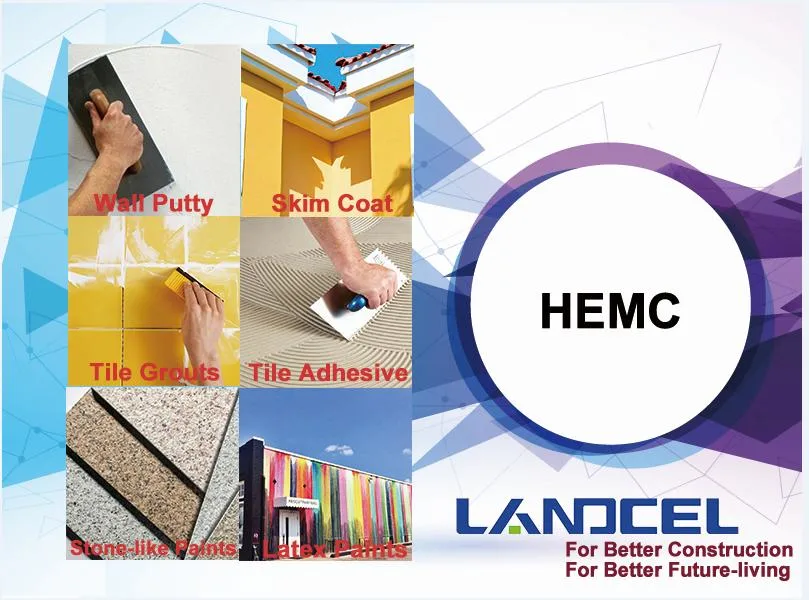 Dry Mix Mortar Additive Construction Chemicals Hydroxyethyl Methyl Cellulose Mhec for Paints
