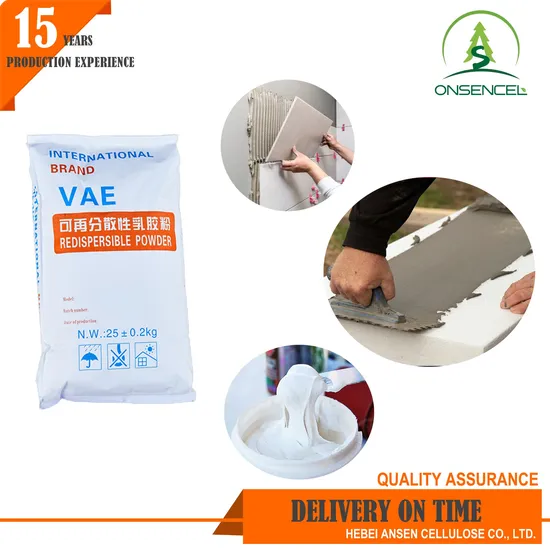 Rdp Tile Adhesive Redispersible Latex Powder for Dry Mix Mortar 