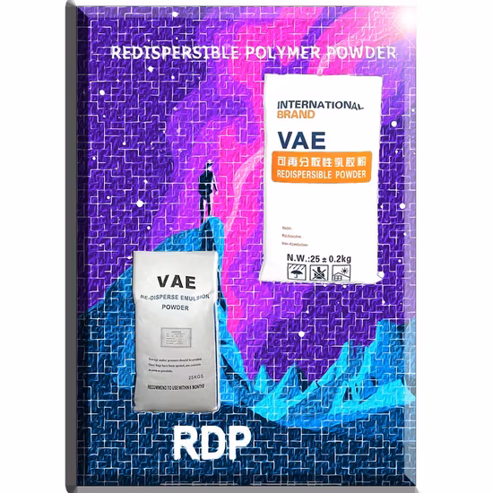 Redispersible Polymer Emulsion Latex Powder Manufacturer Vae Rdp for Powder Coating
